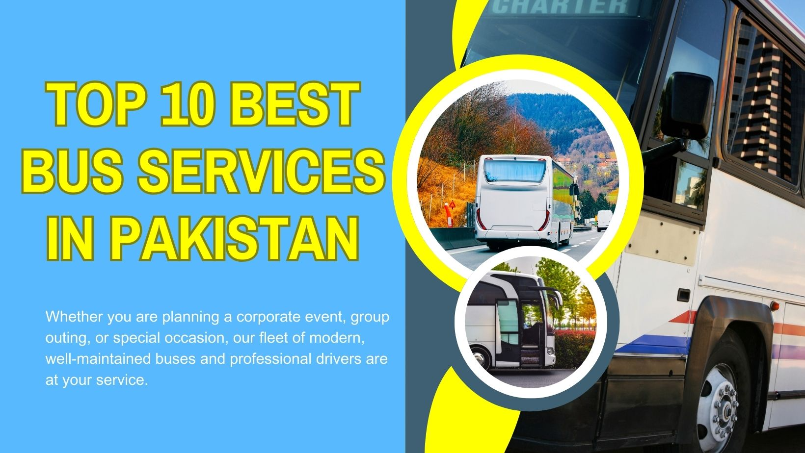 Top 10 Best Bus Services in Pakistan