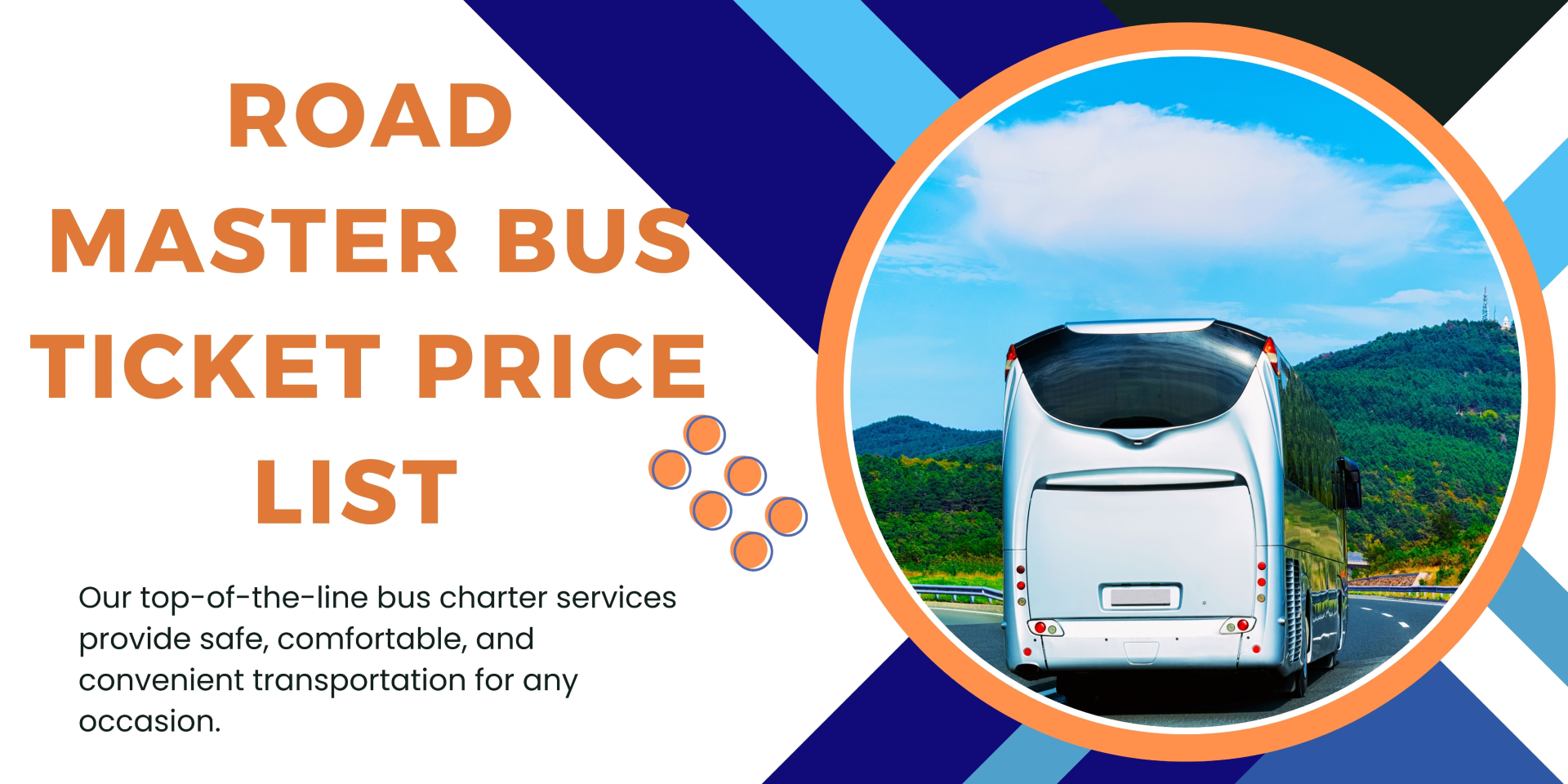 Road Master Bus Ticket Price List 2024